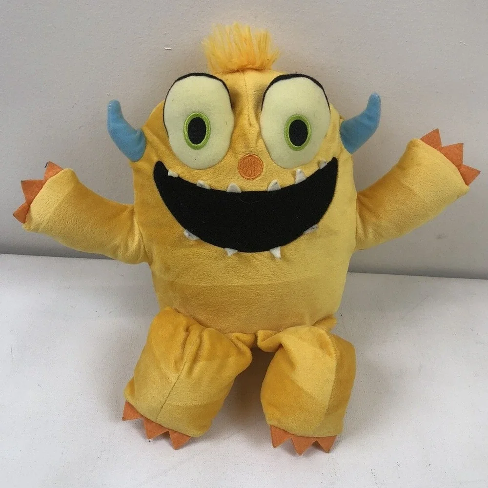 Kohl's Cares‎ Monster Plush Yellow Blue Horns Kids Toy 2014